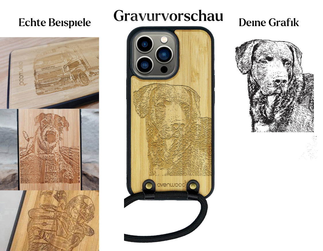 INDIVIDUELL iPhone 16 Pro Max Hülle zum Umhängen