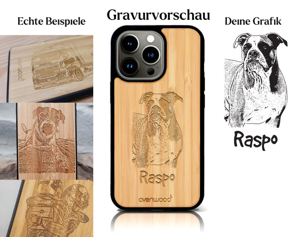 INDIVIDUELL Samsung Galaxy S23 Bambus-Kunststoff