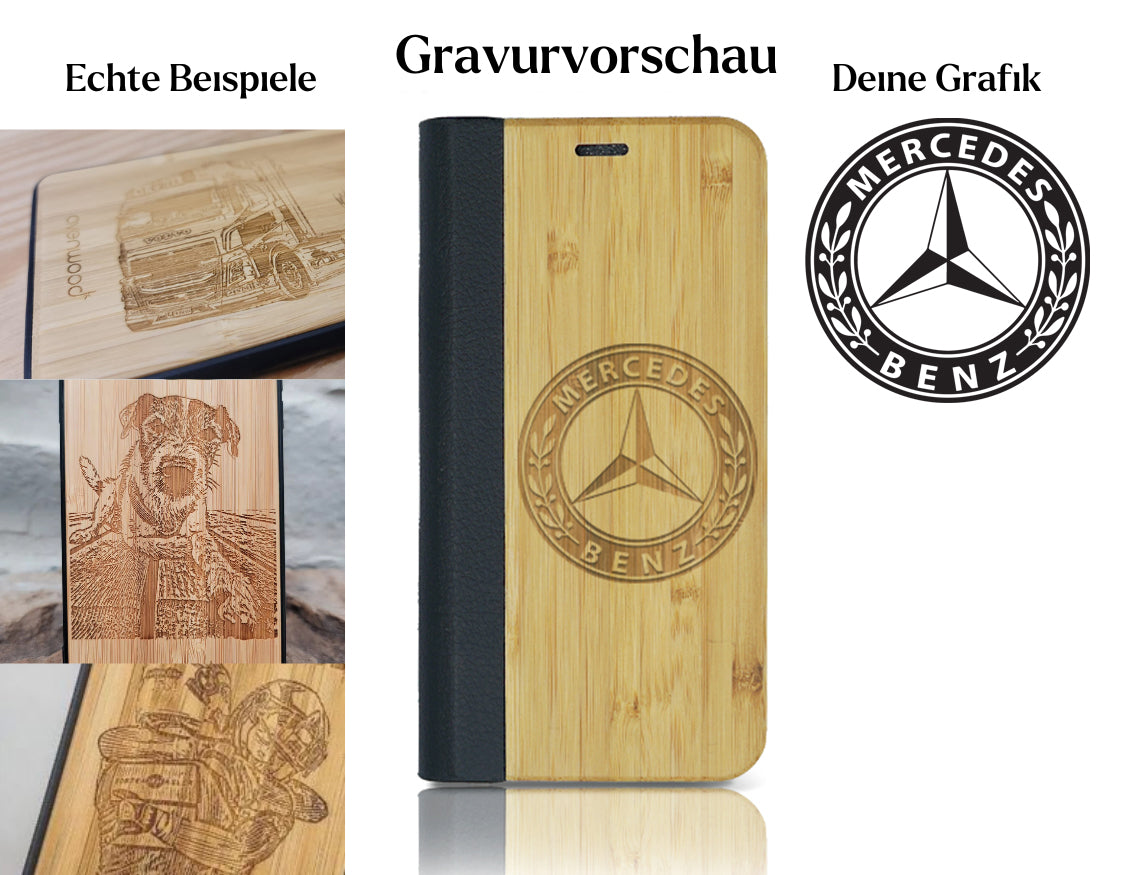 INDIVIDUELL iPhone 16 Bamboo-Plastic