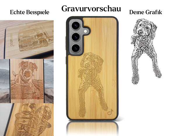 INDIVIDUELL Samsung Galaxy S25 Bambus-Kunststoff