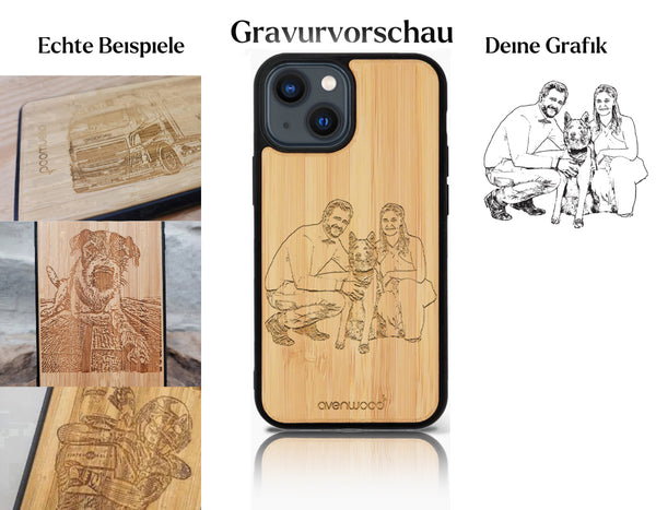 INDIVIDUELL iPhone 13 Bamboo Plastic
