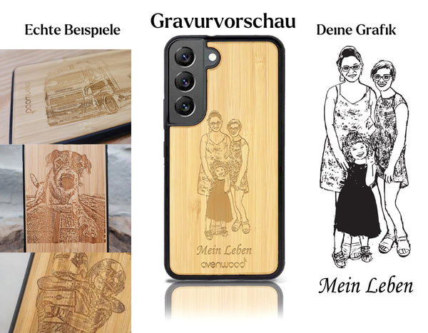 INDIVIDUAL Samsung Galaxy S22 Bamboo Plastic