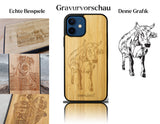 INDIVIDUELL iPhone 12 Bambus-Kunststoff