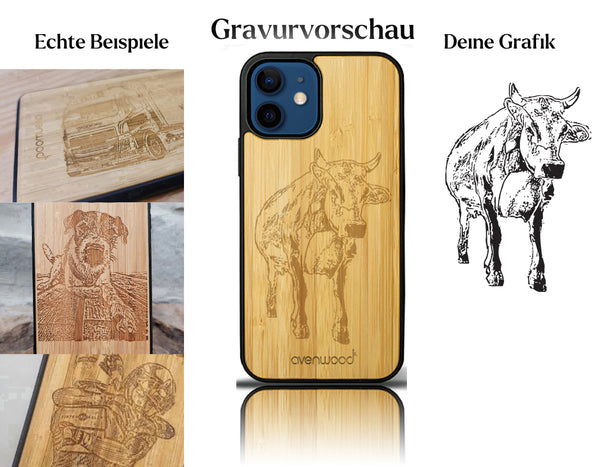 INDIVIDUELL iPhone 12 Bamboo Plastic