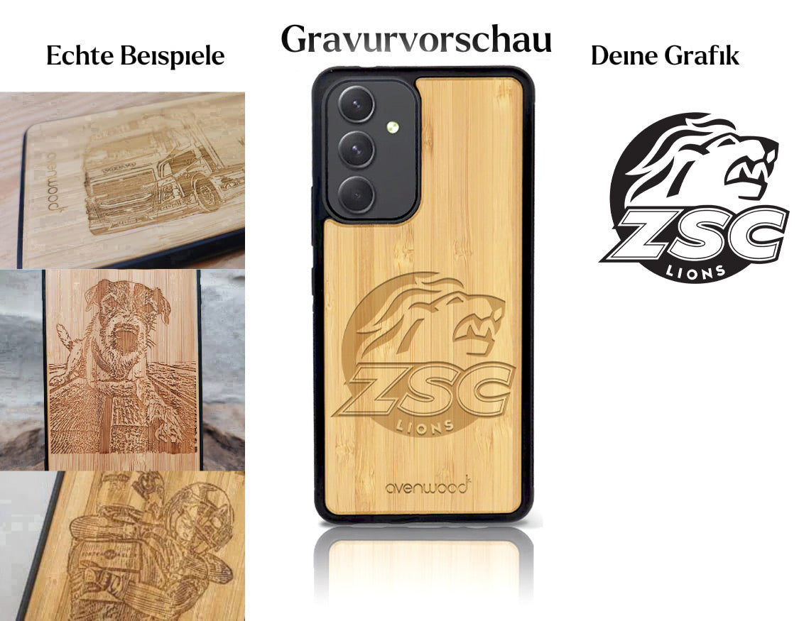 INDIVIDUELL Samsung Galaxy A54 Bambus-Kunststoff