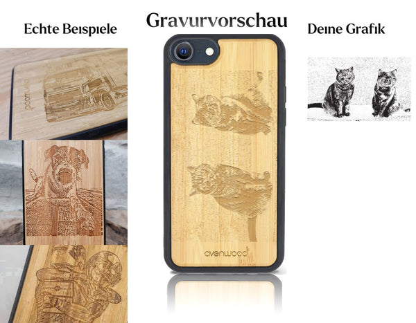 INDIVIDUELL Phone SE 2. Generation Bambus-Kunststoff