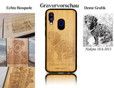 INDIVIDUELL Samsung Galaxy A40 Bambus-Kunststoff