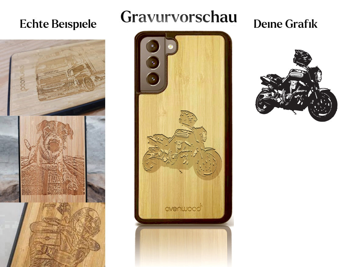 INDIVIDUELL Samsung Galaxy A52 Bambus-Kunststoff