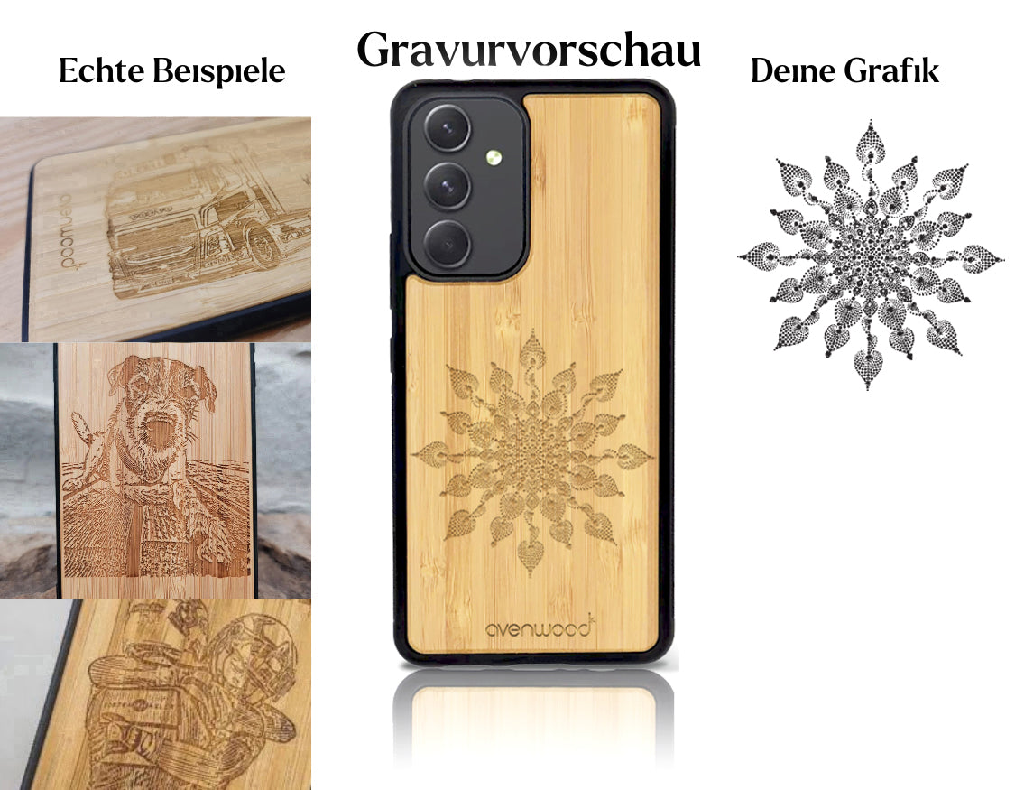 INDIVIDUELL Samsung Galaxy A55 Bambus-Kunststoff