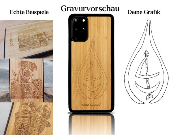 INDIVIDUELL Samsung Galaxy S20 Plus Bambus-Kunststoff
