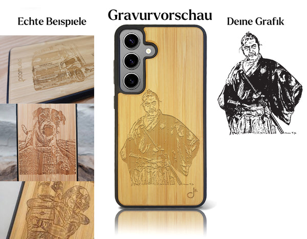 INDIVIDUELL Samsung Galaxy S24 Plus Bambus-Kunststoff