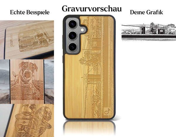 INDIVIDUELL Samsung Galaxy S24 Plus Bambus-Kunststoff