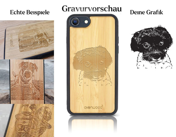 INDIVIDUELL iPhone 6/6S Bambus-Kunststoff