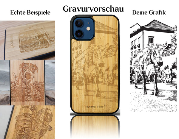INDIVIDUELL iPhone 12 Bamboo Plastic
