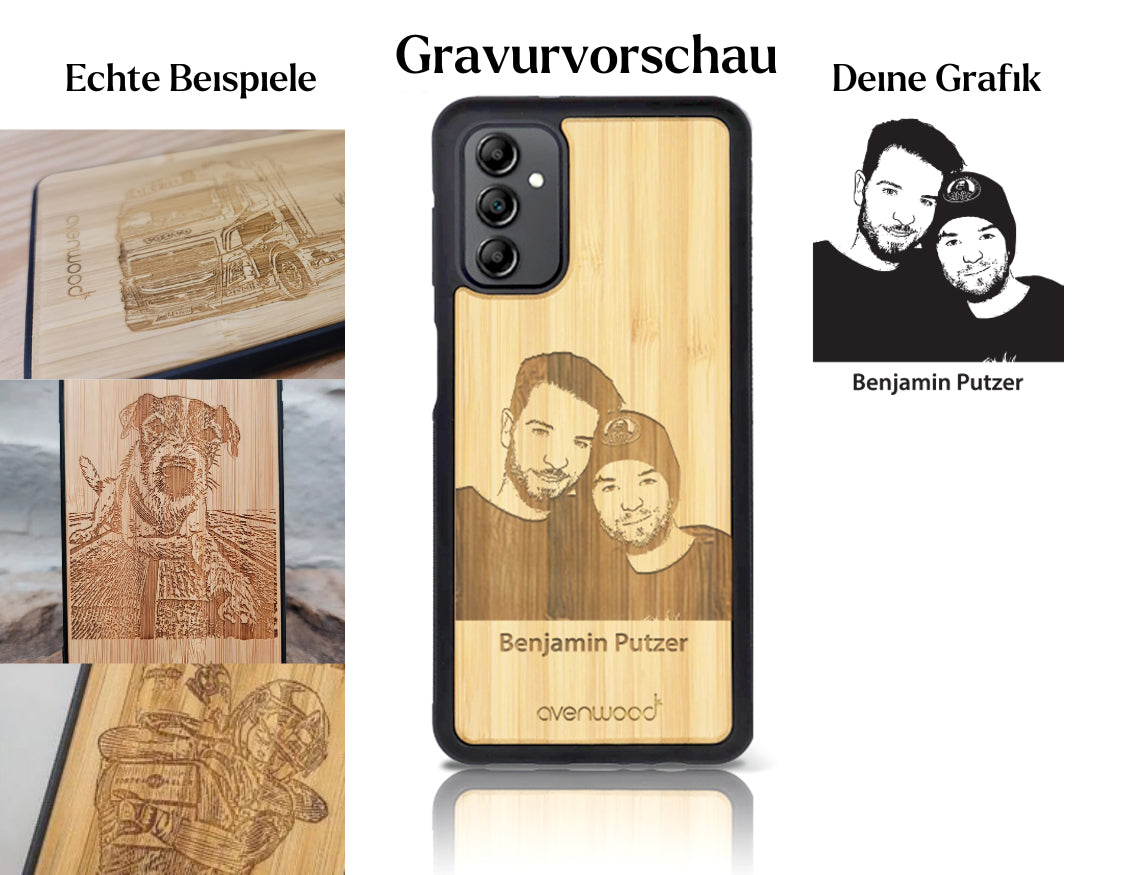 INDIVIDUELL Samsung Galaxy A15 Bambus-Kunststoff
