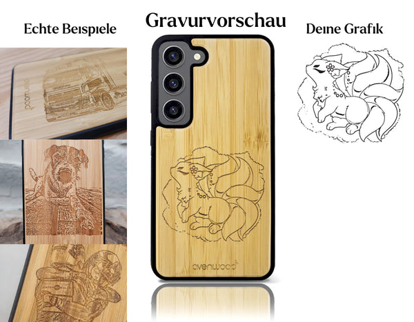 INDIVIDUELL Samsung Galaxy S23 FE Bambus-Kunststoff