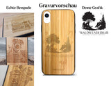 INDIVIDUELL iPhone XR Bambus-Kunststoff