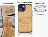 INDIVIDUELL iPhone 14 Bambus-Kunststoff