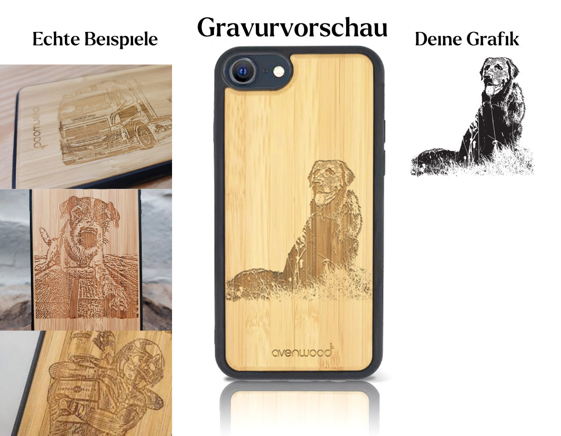 INDIVIDUELL Phone SE 2. Generation Bambus-Kunststoff