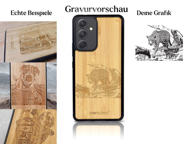 INDIVIDUELL Samsung Galaxy A55 Bambus-Kunststoff
