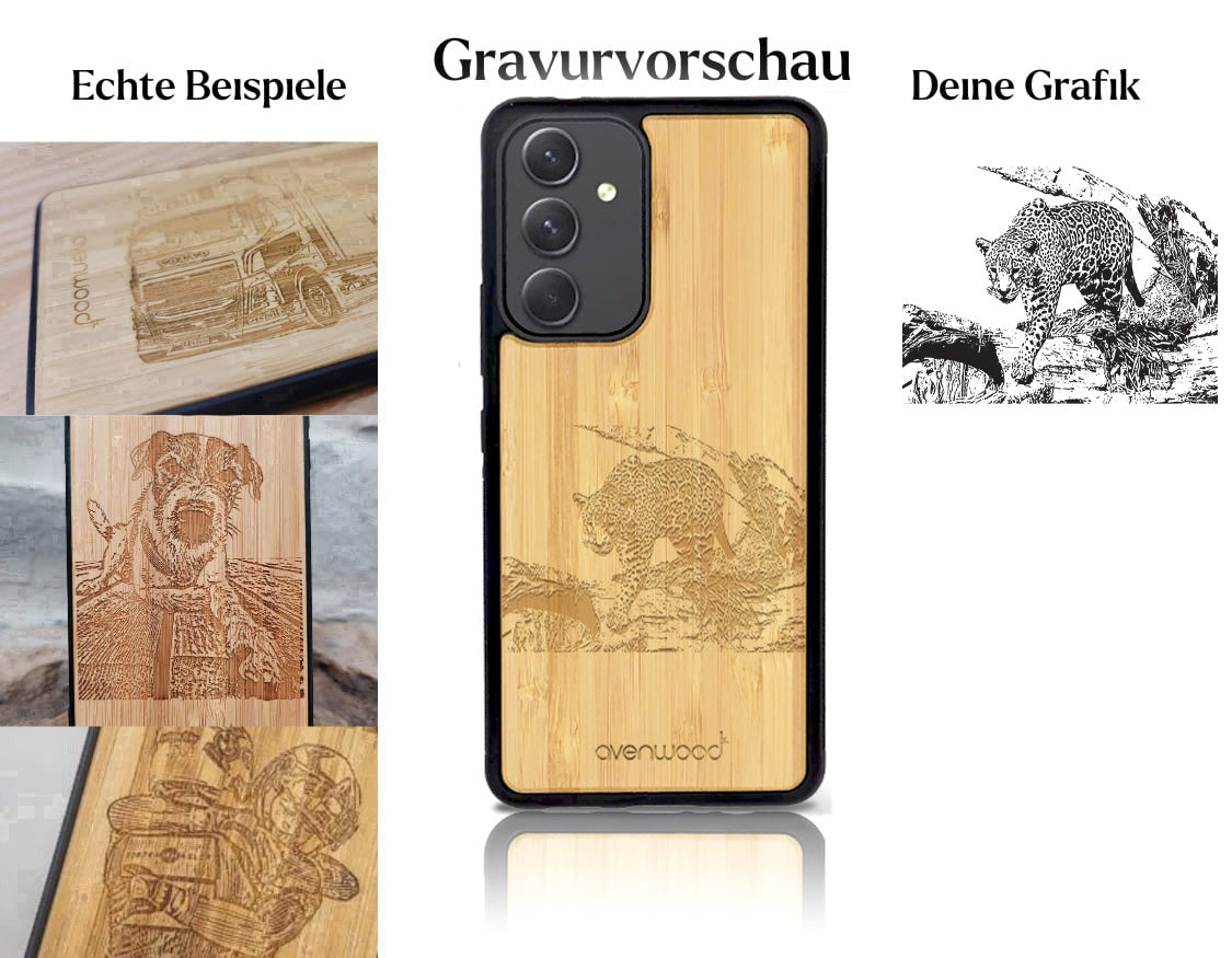 INDIVIDUELL Samsung Galaxy A55 Bambus-Kunststoff