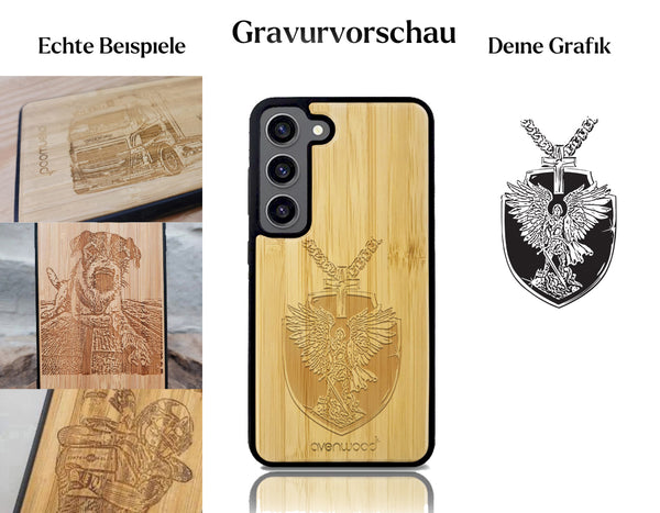 INDIVIDUELL Samsung Galaxy S23 Bambus-Kunststoff