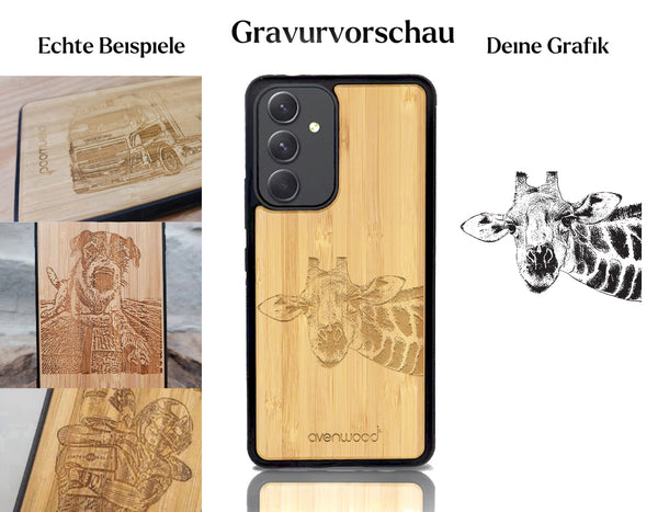 INDIVIDUELL Samsung Galaxy A55 Bambus-Kunststoff