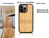INDIVIDUELL iPhone 16 Pro Bambus-Kunststoff