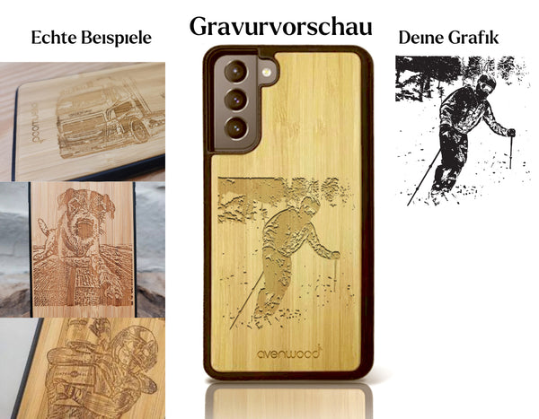 INDIVIDUELL Samsung Galaxy A52 Bambus-Kunststoff