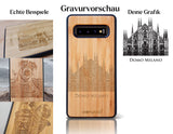 INDIVIDUELL Samsung Galaxy S10 Bambus-Kunststoff