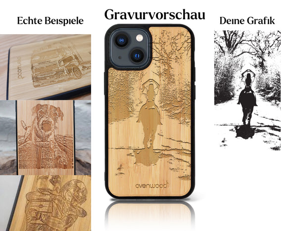INDIVIDUELL iPhone 14 Bambus-Kunststoff
