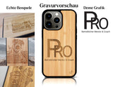 INDIVIDUELL iPhone 16 Pro Max Bambus-Kunststoff
