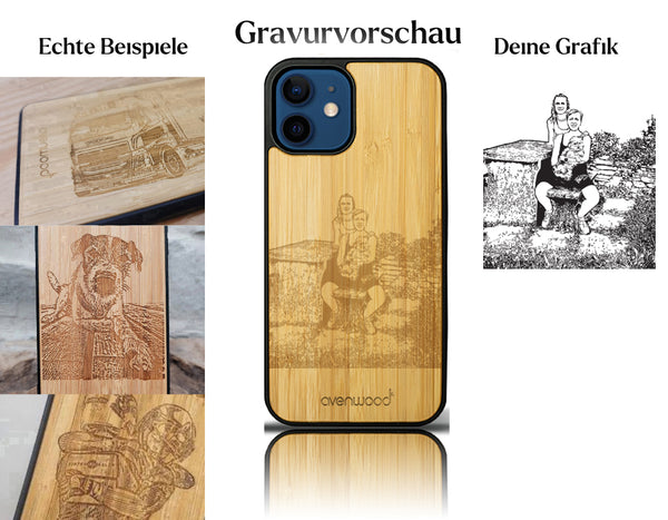 INDIVIDUELL iPhone 12 Bamboo Plastic
