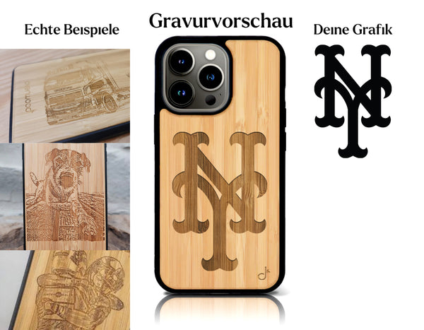 INDIVIDUELL iPhone 16 Pro Bambus-Kunststoff