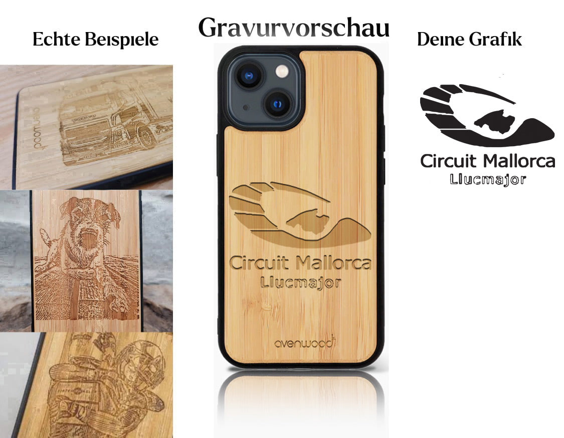 INDIVIDUELL iPhone 14 Bambus-Kunststoff