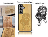 INDIVIDUELL Samsung Galaxy S24 Bambus-Kunststoff