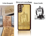 INDIVIDUELL Samsung Galaxy S21 Bambus-Kunststoff