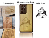 INDIVIDUELL Samsung Galaxy S21 Ultra Bambus-Kunststoff
