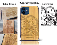 Thumbnail for INDIVIDUELL iPhone 12 mini Bambus-Kunststoff