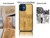 INDIVIDUELL iPhone 12 Bambus-Kunststoff
