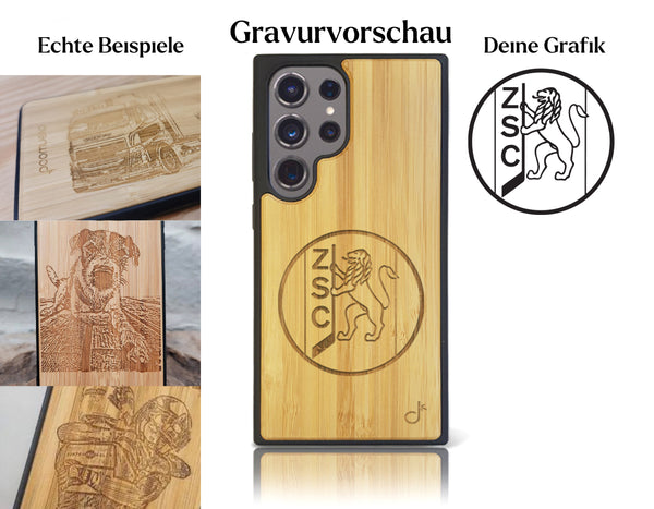 INDIVIDUELL Samsung Galaxy S24 Ultra Bambus-Kunststoff