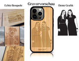 INDIVIDUELL iPhone 15 Pro Bambus-Kunststoff