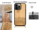 INDIVIDUELL iPhone 13 Pro Bambus-Kunststoff