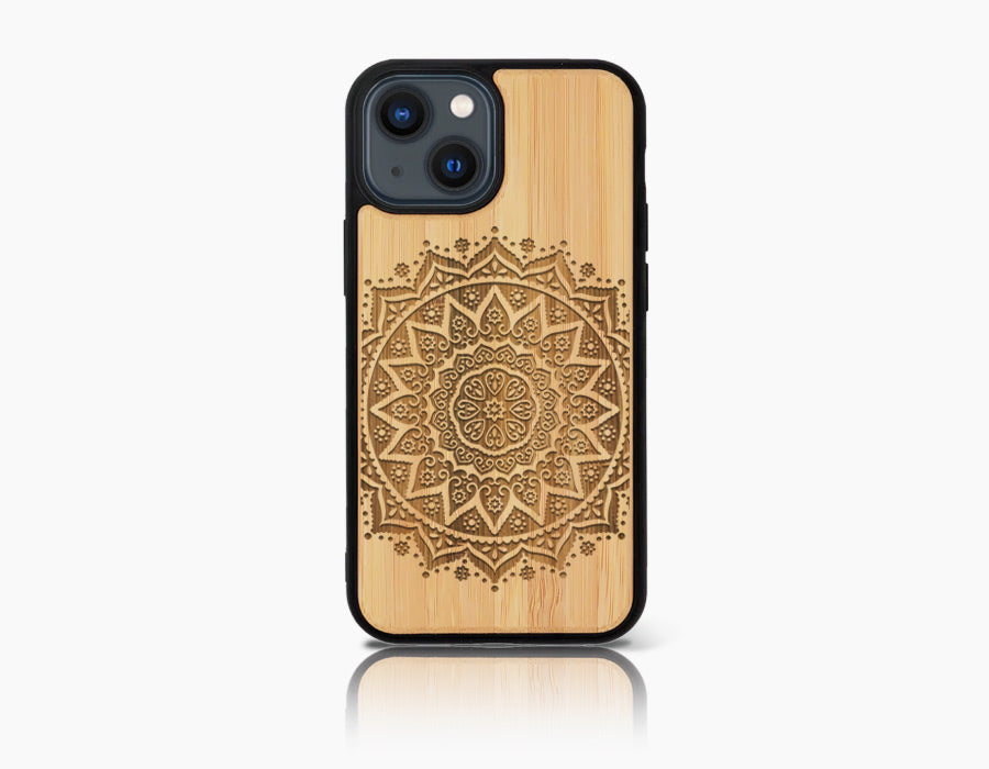 Coque arrière MANDALA pour iPhone 15