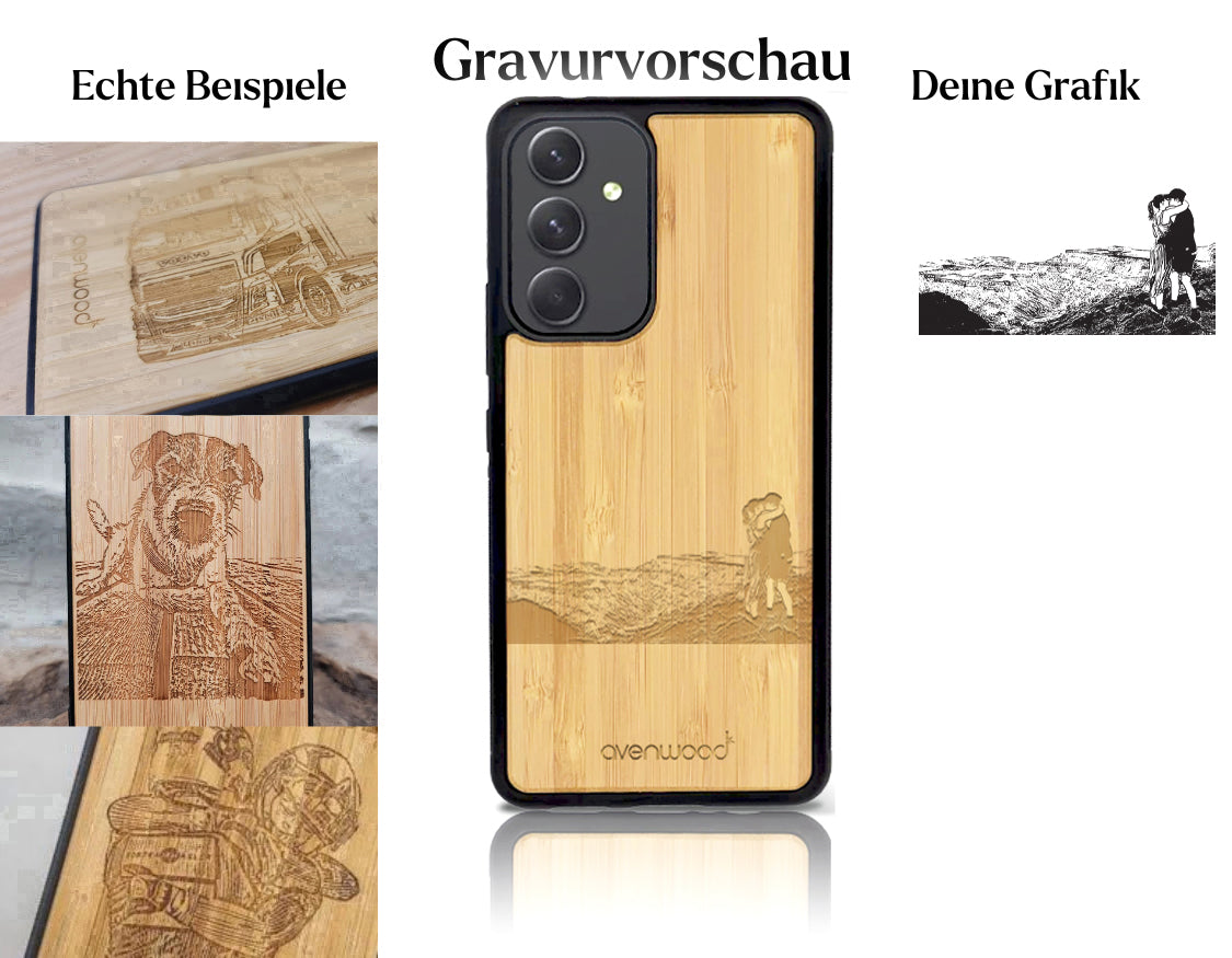 INDIVIDUELL Samsung Galaxy A55 Bambus-Kunststoff