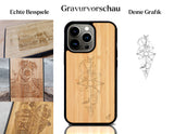 INDIVIDUELL iPhone 16 Pro Bambus-Kunststoff