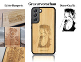 INDIVIDUELL Samsung Galaxy S22 Plus Bambus-Kunststoff