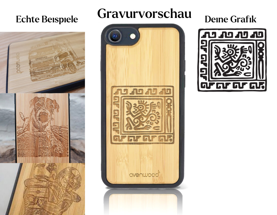INDIVIDUELL Phone SE 2. Generation Bambus-Kunststoff