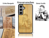 INDIVIDUELL Samsung Galaxy S24 Bambus-Kunststoff