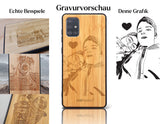 INDIVIDUELL Samsung Galaxy A72 Bambus-Kunststoff